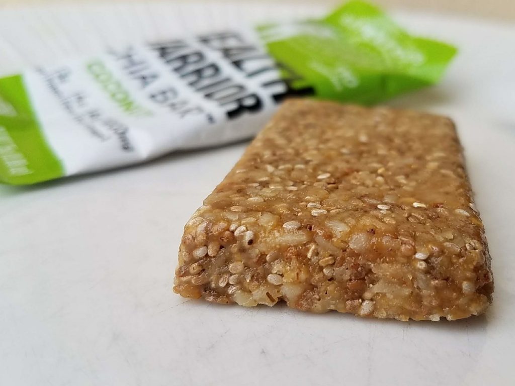 Health Warrior Chia Bar Review Coconut The Vegan's Pantry